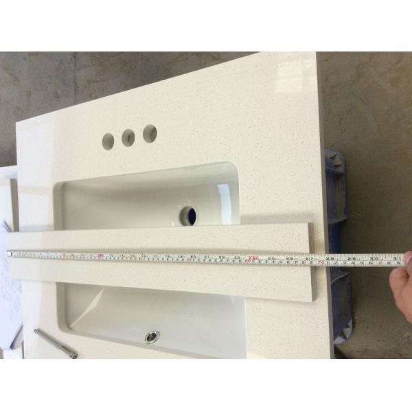 Solid surface vanity tops bathroom vanity countertops with sink white quartz bathroom vanity