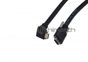 Quality 10m Up Angle SDR 26 Pin to SDR 26 Pin Camera Link Cable with Screws Locking For Machine Vision Applications for sale