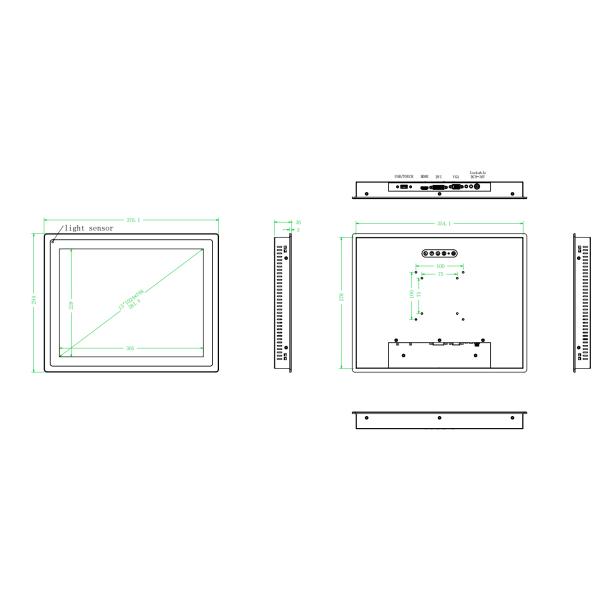 Industrial Capacitive Touch Monitor