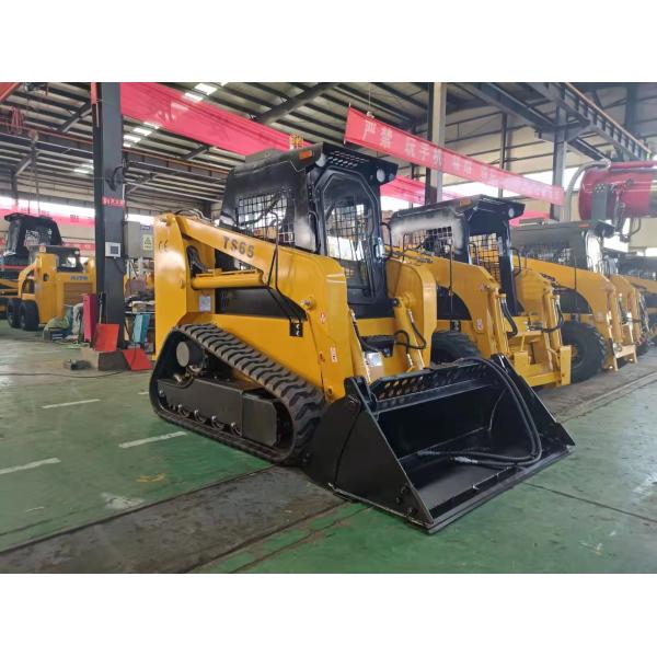Replaceable EPA Engine Skid Steer Loader 1 Ton Capacity 75HP Long Lifetime Guaranteed