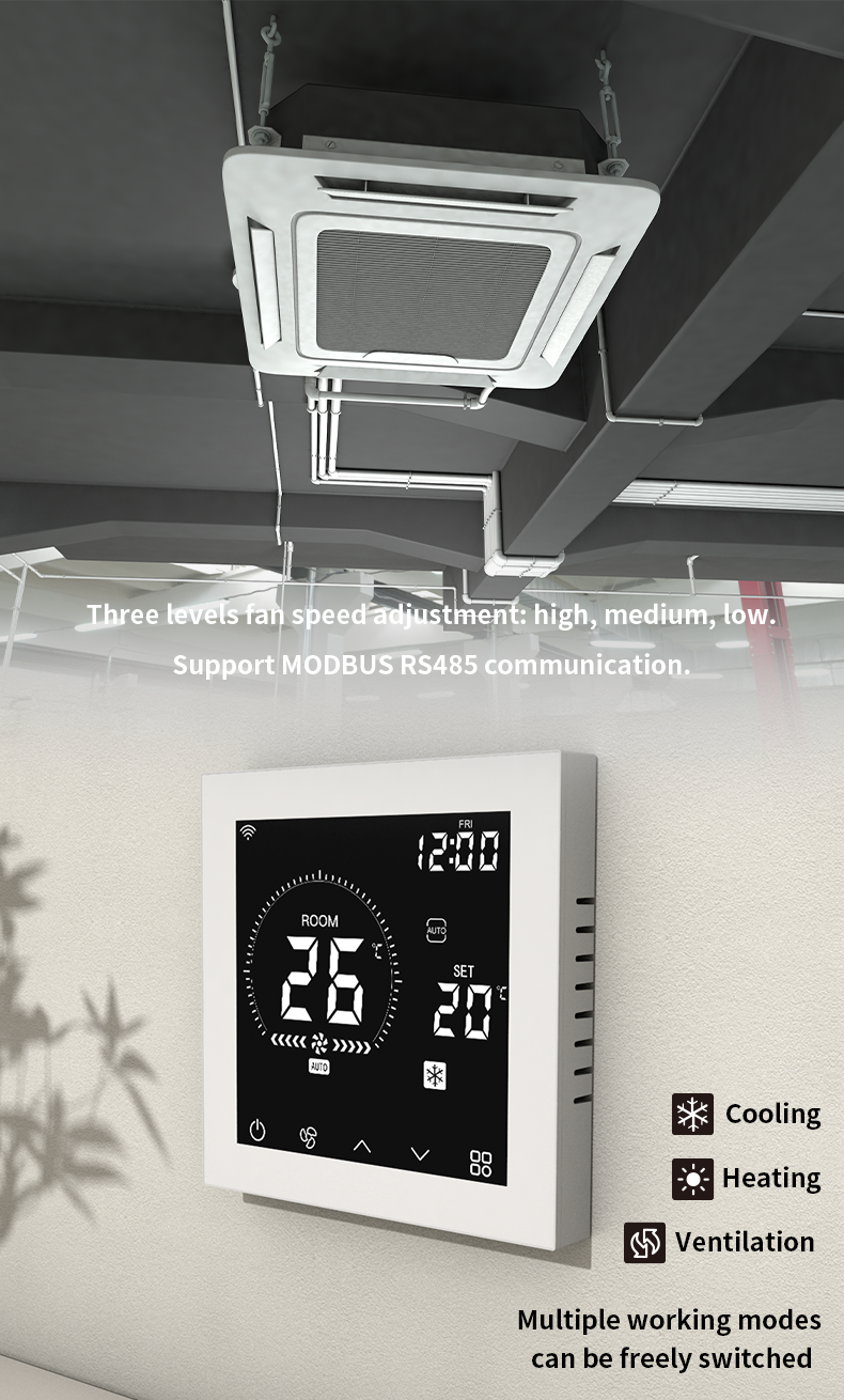Central Air Conditioning Thermostat With Precise Temperature Control Multi System