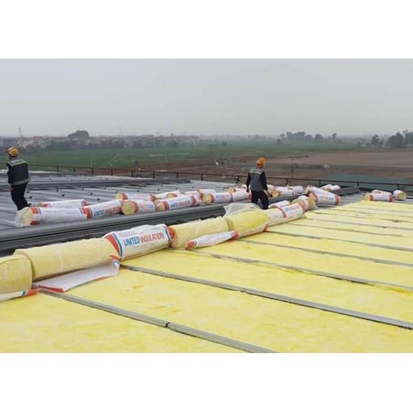 Soundproof Nontoxic Glass Wool Insulation Sheet Blanket Weather Resistant