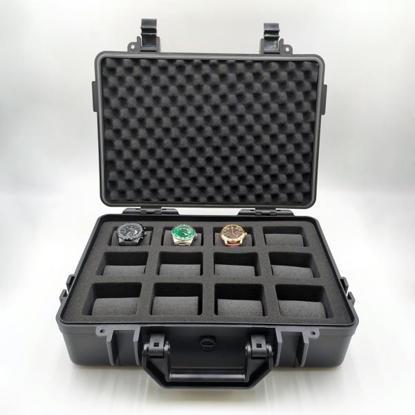 Twelve 12pcs Waterproof Watch Box Pp Alloy Plastic