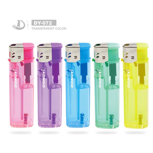 Plastic Soft Flame Gas Cigar Refill Electric Electronic Smoking Lighter with Wind Cap