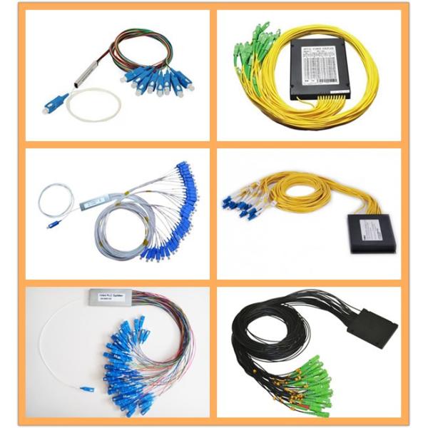 1×32 PLC Singlemode optical fiber splitter with SC / APC Fiber Connectors