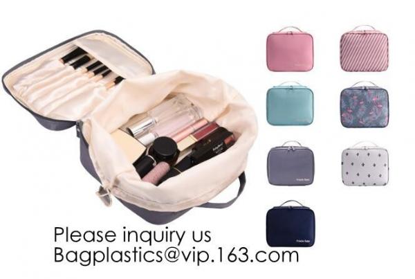 Natural Hemp Branded Cosmetic Bags,Custom Genuine Leather Travel Cosmetic Bag for Men,Bagease, Bagplastics, package