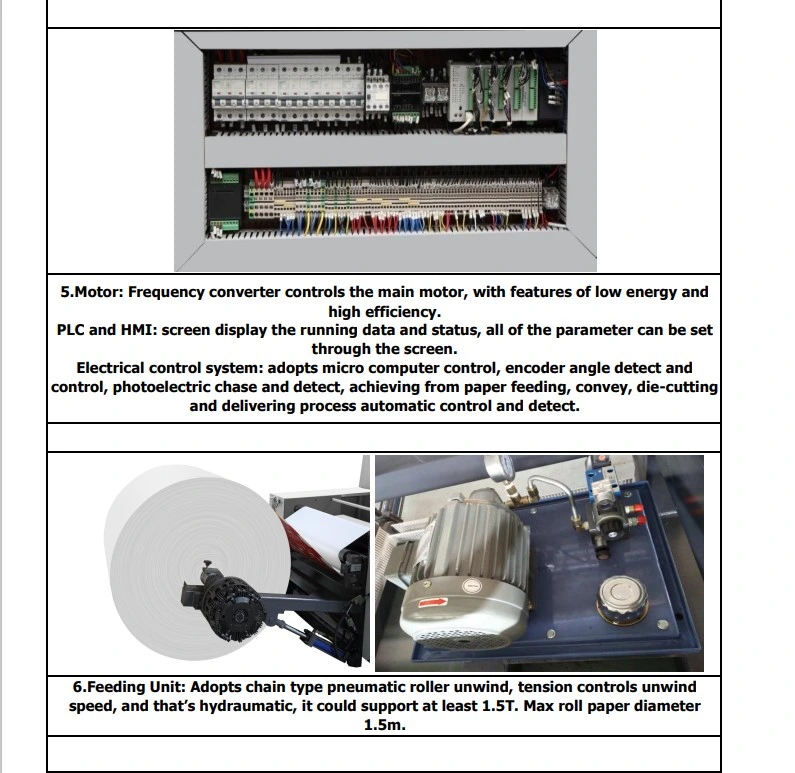 Automatic Flat Bed Die Cutting Machine 1100 Paper Cup Punching