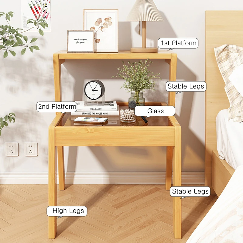Small Bedside Table Modern Simple Household Floor-standing Storage Locker Multi-functional Bedroom Cabinet