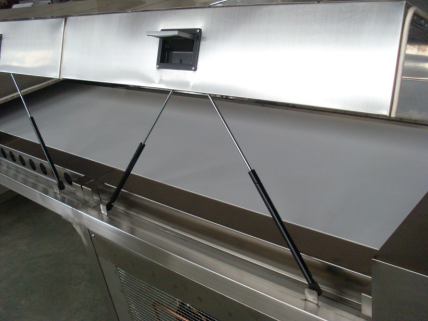 1000mm Width Chocolate Enrobing Machine With 14m Cooling Tunnel
