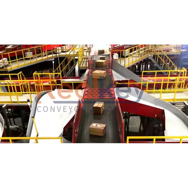 Realkey Swivel Wheel Sorting Machine in operation