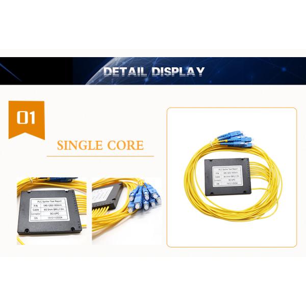 LSZH/PVC 1*8 SC/UPC ABS Box ABS Model PLC Splitter