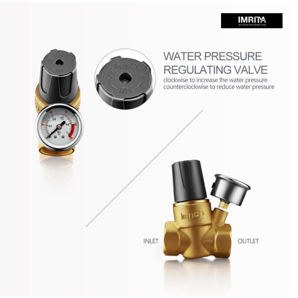 1 Inch Adjustable Water Pressure Regulator , Multipurpose Pressure Regulating Valve