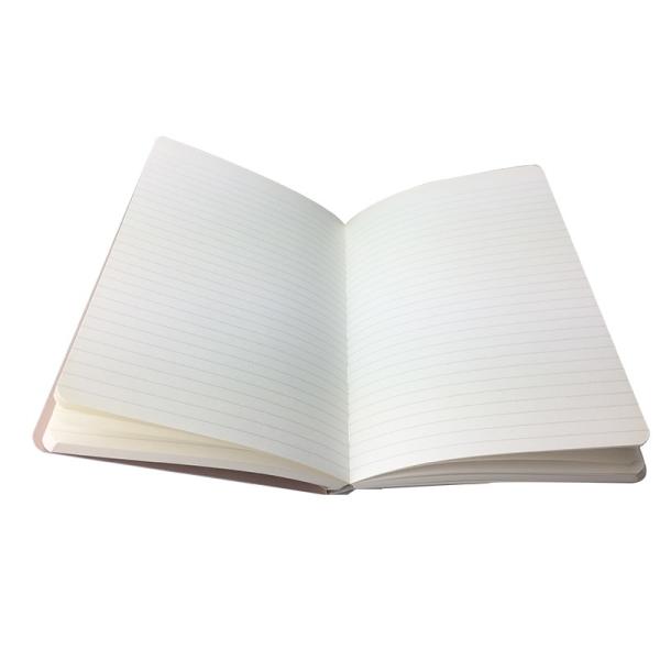 120gsm CMYK Glue Binding Notebook Custom Embossed Leather 120Sht School Office