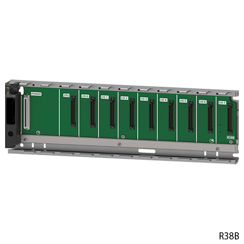 R38B Main base unit for installing MELSEC iQ-R Series modules