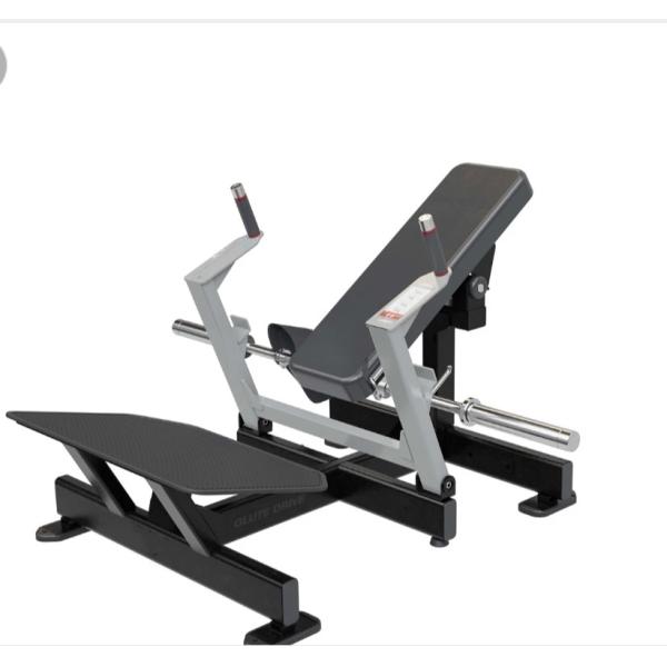 Gym Workout Plate Loaded Hip Thruster Commercial Machine with Multi Function Strength