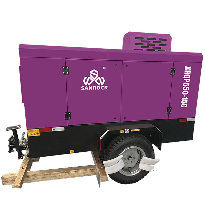 Screw Air Compressor 153KW Engine Diesel Air Compressor Portable Air Compressor Machine