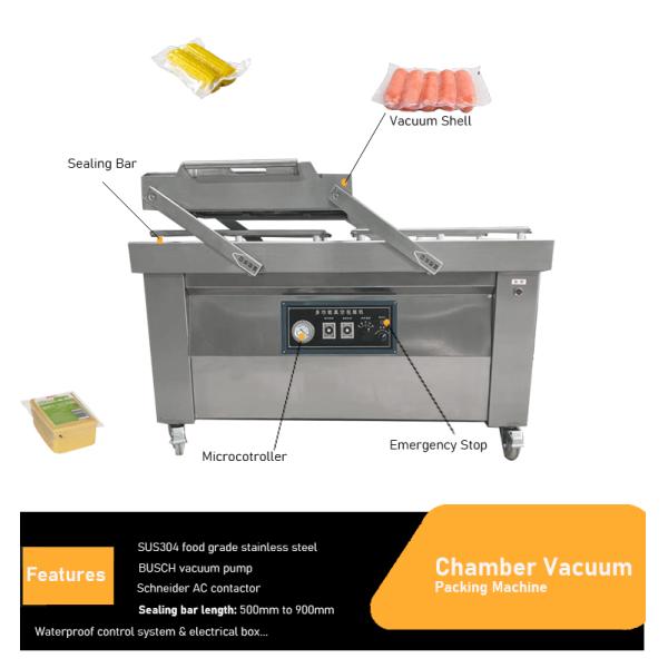 Durable Vegetable Packing Machine with Paper Packaging Material and 304 Stainless Steel