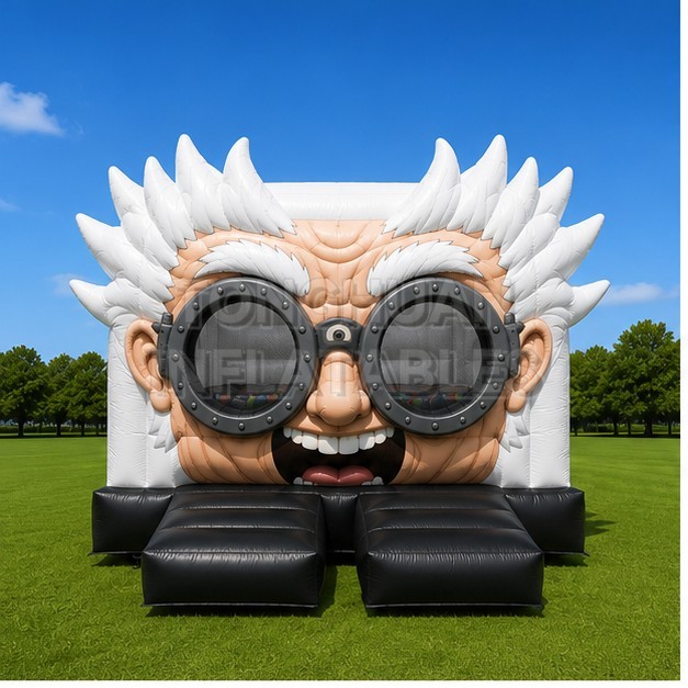 Mad Scientist Inflatable Bounce House for Commercial Events