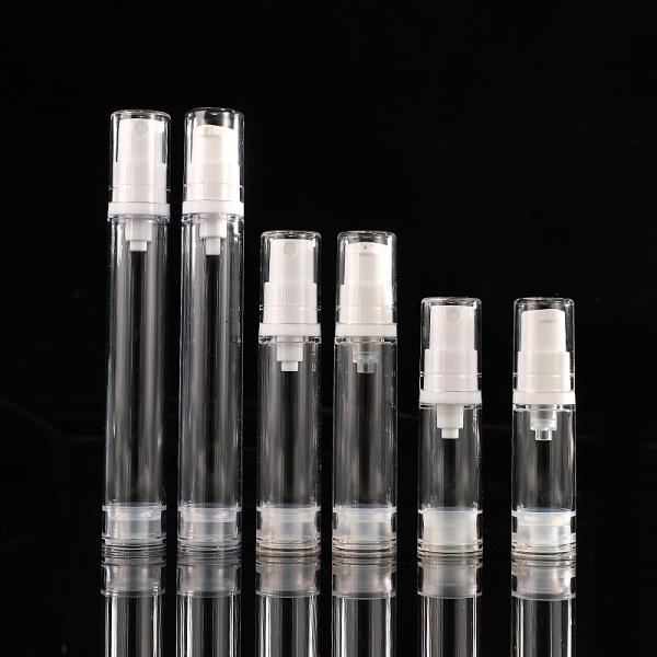 Plastic clear Perfume Sample 5ml 10ml 12ml 15ml Small Sample Perfume Spray Serum Bottle with Box Customize Collar Material PP