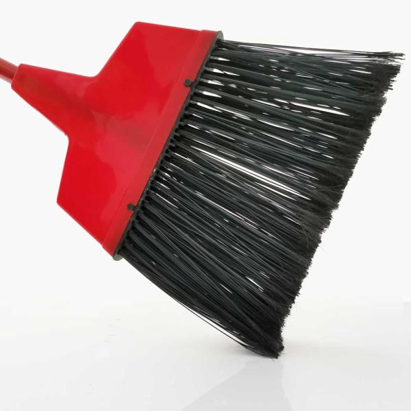 13" Dust Push Broom Large Precision Angle Broom Metal Handle