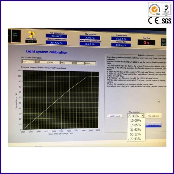 Building Material Heat Release Rate Flammability Test Equipment / Cone Calorimeter ISO 5660-1