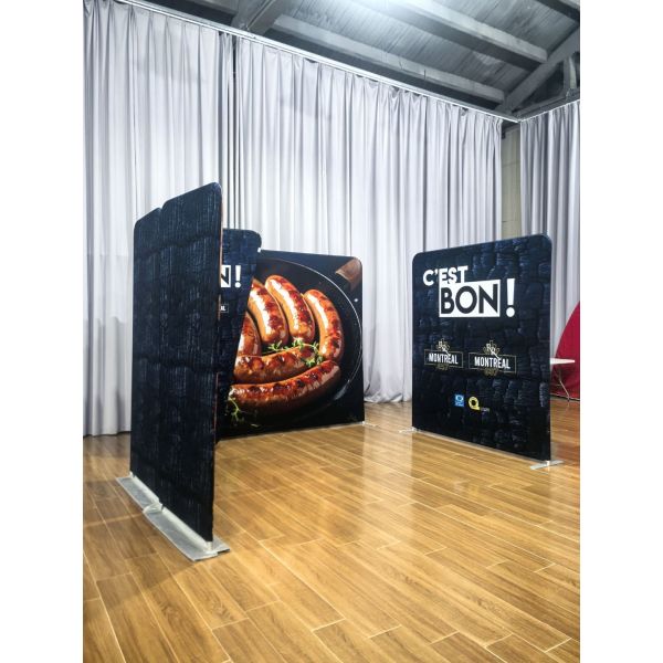 10X10FT Custom Printed Trade Show Booth With Replaceable Graphics