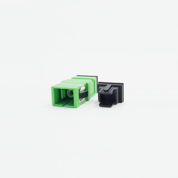 Flangeless SC Simplex Single Mode Adapter For CATV Telecommunication