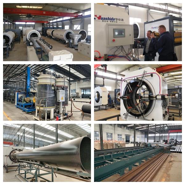 110-2200mm Diameter Pre-Insulated Pipe Line Making Machine With Single-Screw Technology