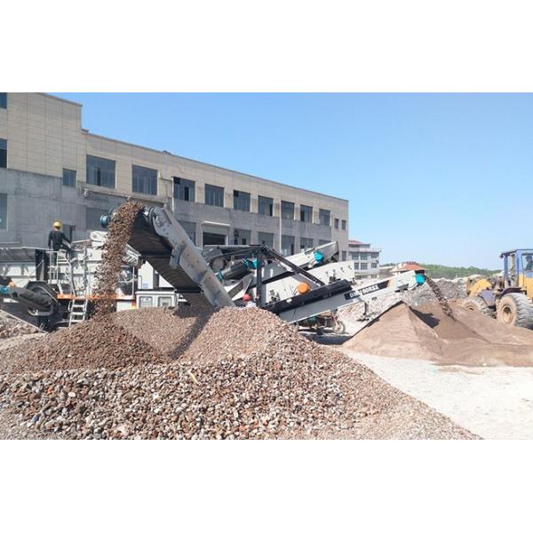 Waste Limestone Granite Stone Crusher Machine Sorting Line 85kw For Construction Site
