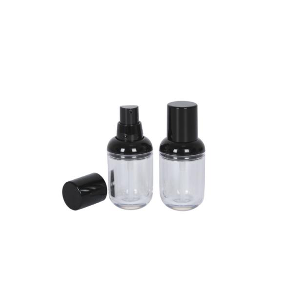 Airless 25ml Empty Foundation Bottle Transparent Glass