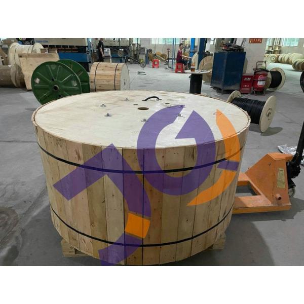 24 Core 5km One Roll ADSS Cable PE Jacket 50m Span ADSS Fiber Optic Cable