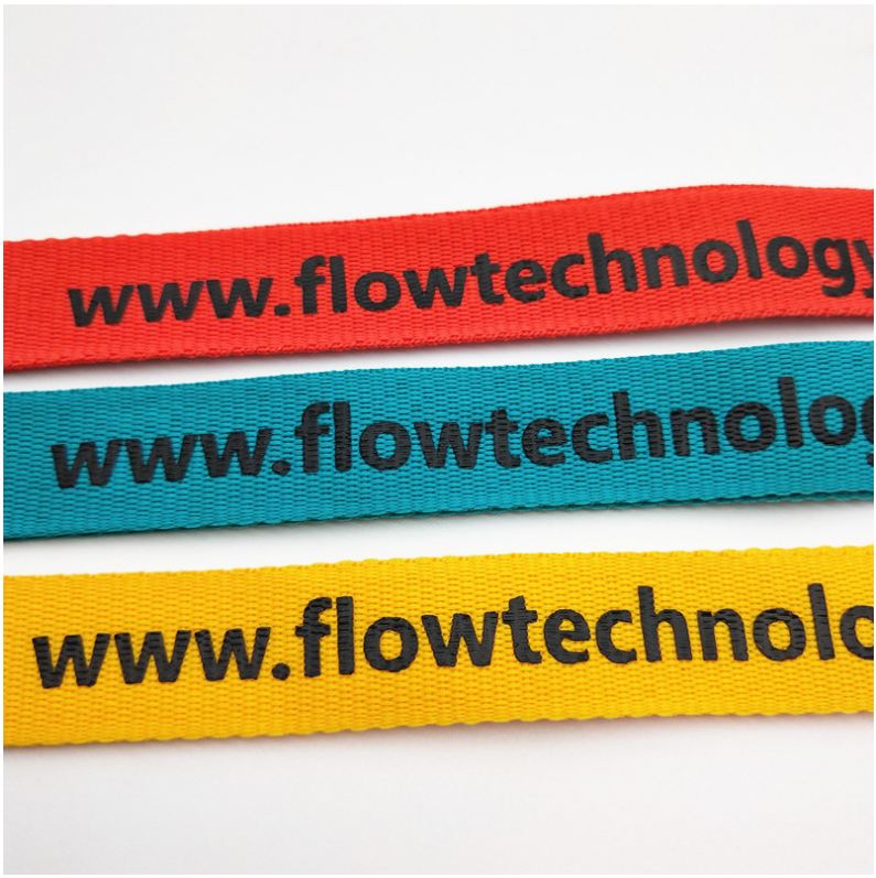 Customized Heated Transfer Keychain Neck Strap Polyester Lanyards for Keys Many Colors