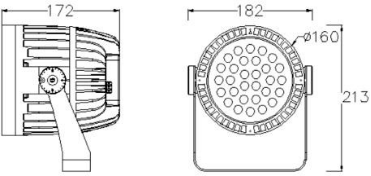 Single Color Led Flood Light IP65 Waterproof Spotlight