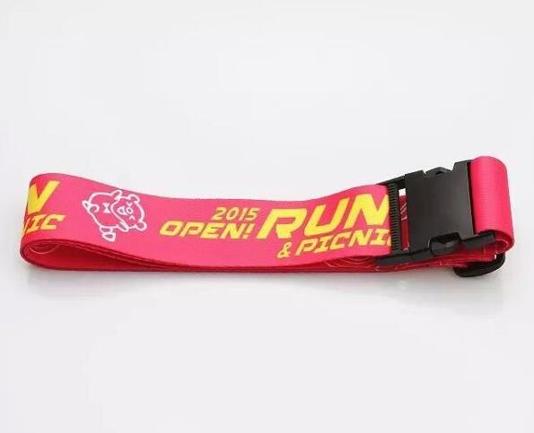 Custom Logo Printing Suitcase Belt Strap With TSA Digital Locks
