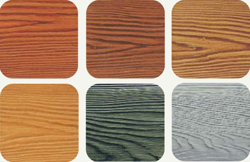 CE Approved Fiber Cement Board with Wood Texture