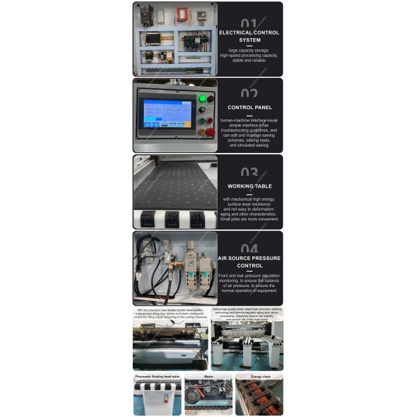 Customized Voltage MJ6230B Horizontal Automatic CNC Wood Precision Panel Saw Machine