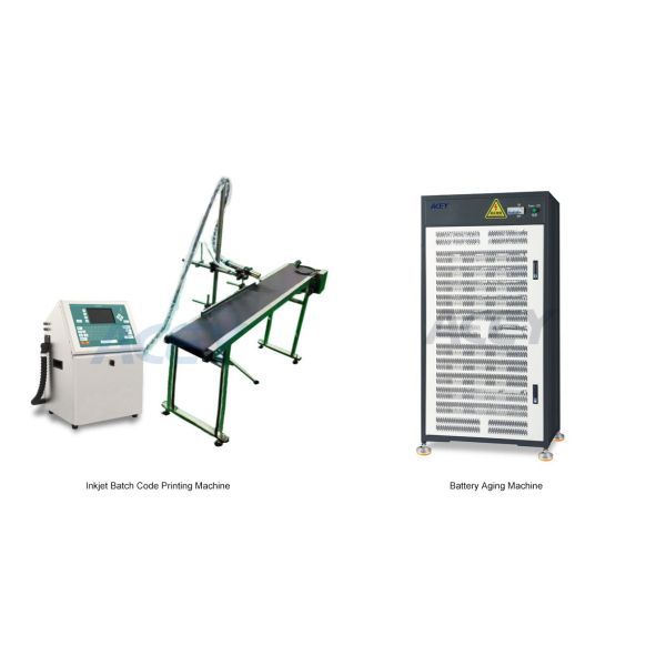 Semi Automatic Cylindrical Lithium Ion Battery Pack Assembly Line For 18650 21700 26650 32700