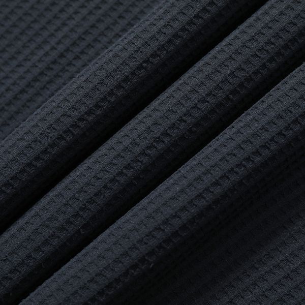 Custom OEM Stand Collar Long Sleeve Tee Antibacterial Quick Dry 100% Polyester Luxury Grid Sport Shirt
