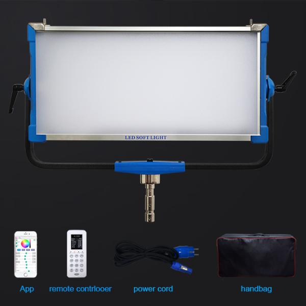 Large flat LED photography light with adjustable color temperature easy to carry and suitable for film studio shooting and fill light