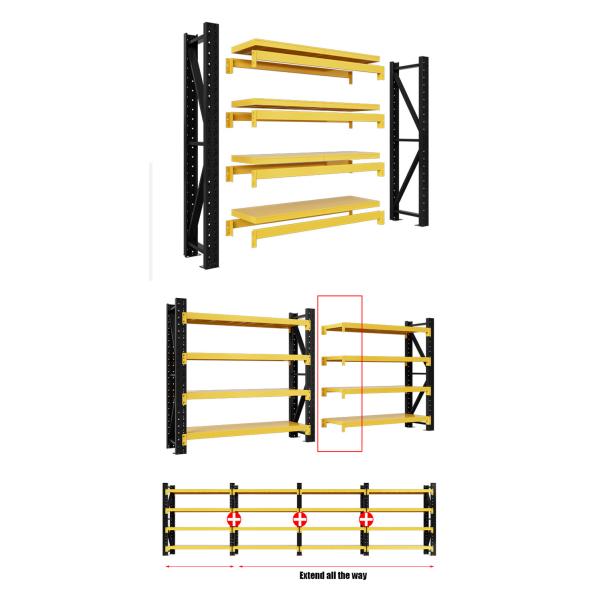 Cold Rolled Steel Warehouse Storage Racks