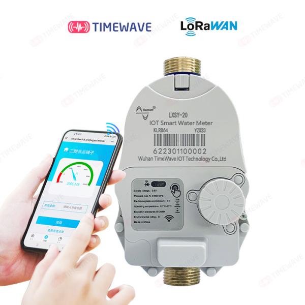 Smart Water Flow Meter With Prepaid Remote Control And Lora / Lorawan / 4G, Cold / Hot Flowmeter, DN15/DN20/DN25
