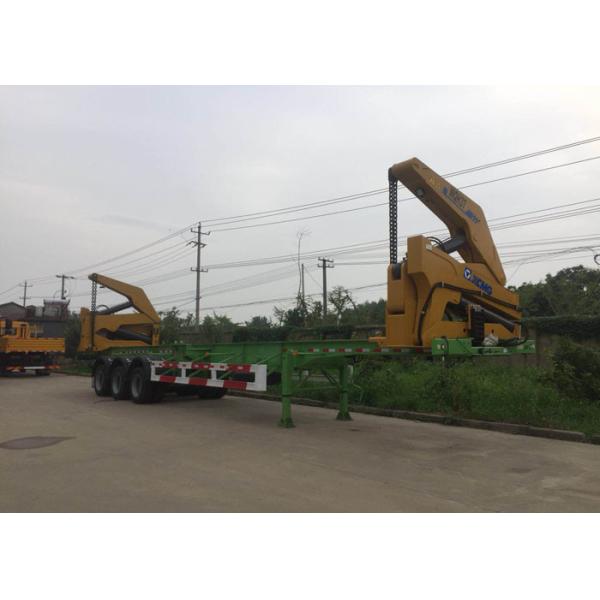 Self Loading Truck Mounted Crane 3 Axle Container For Transportation