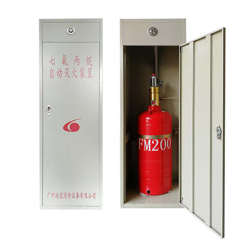 Self-Contained Cabinet Fire Suppression Unit with Integrated FM200 System and Jet Time