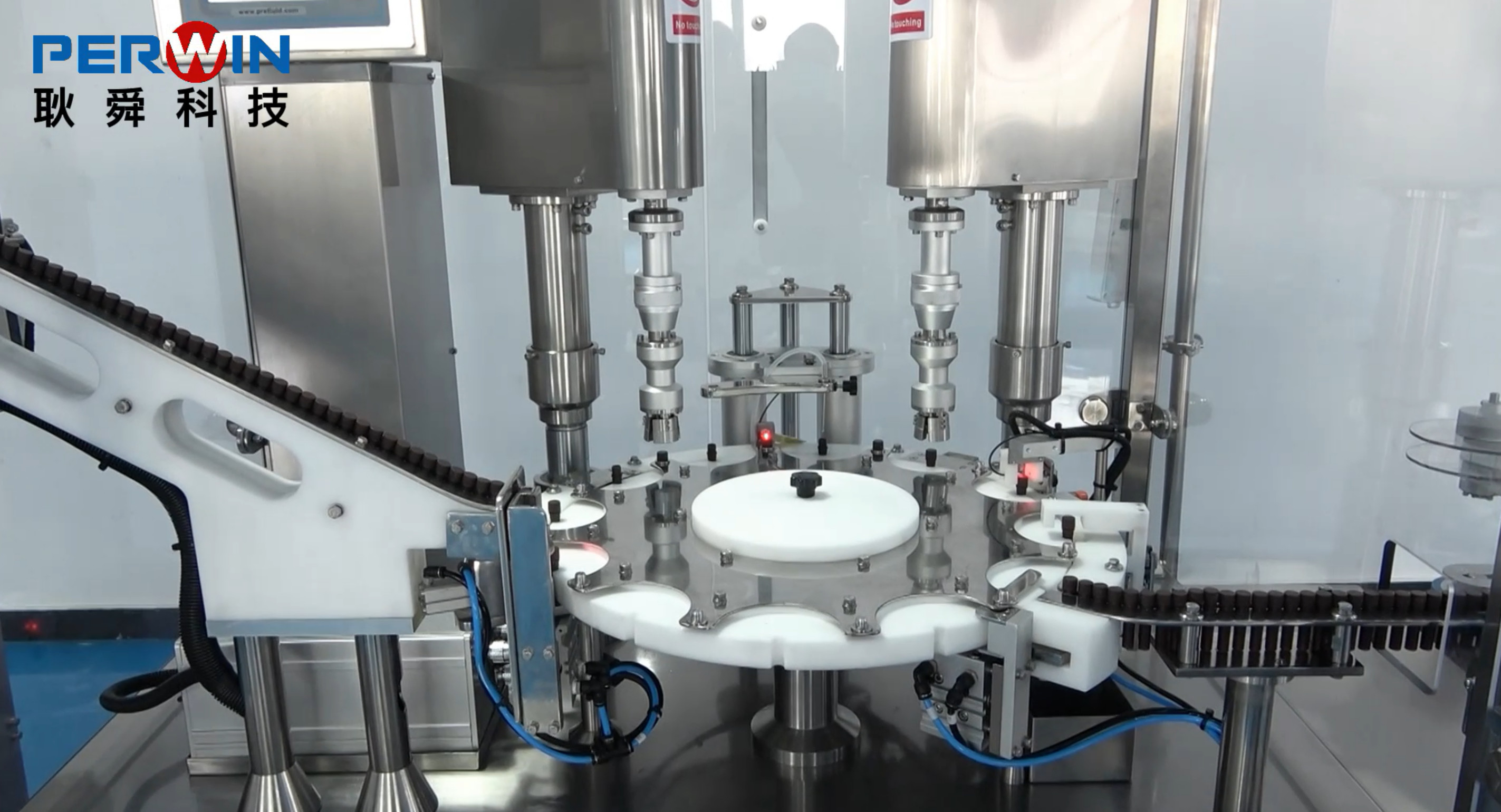 2KW Stainless Steel Aseptic Filling Machine With PLC Control System