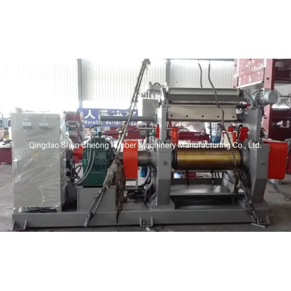 Open type 2 roll rubber mixing mill