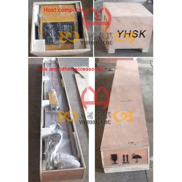 High Accuracy Pvc Pipe Cutting Machine , Pipe Laser Cutting Machine Heavy Gantry Plate