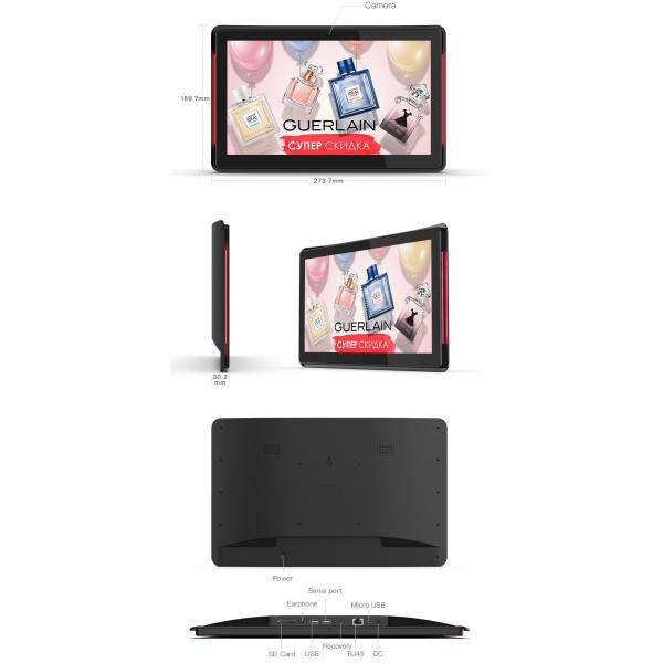 10.1 Inch Android Wall Mount Meeting Room Tablet RK3288 LCD IPS Panel