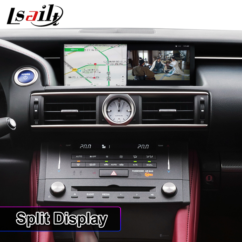 Lsailt Android Carplay Multimedia Interface Screen for 2014-2018 Lexus RC Knob RC300h RC350 RCF RC300 RC200t
