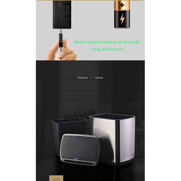 Compact Automatic Smart Waste Bins Smart Hand-free Electronic Kitchen Trash Can