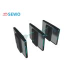 Security Flap Barrier Gates Fully Automatic Mechanism Access Control Turnstile